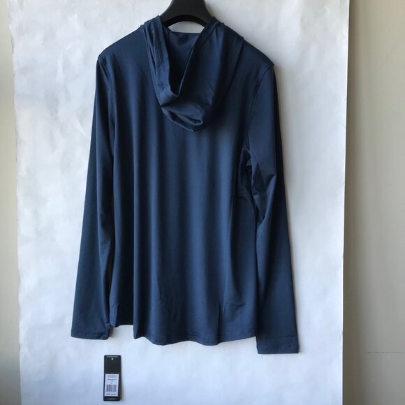 adidas Women's Baselayer  Hoodie  Long Sleeve Crew Navy NWT MSRP $65 Size : L - Picture 3 of 6